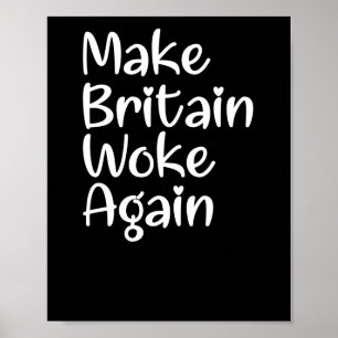 Großbritannien wieder zum Slogan Geweckt Poster