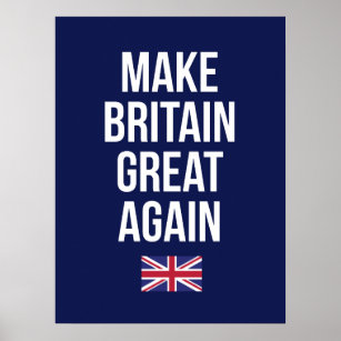 Großbritannien wieder zur ersten britischen Flagge Poster