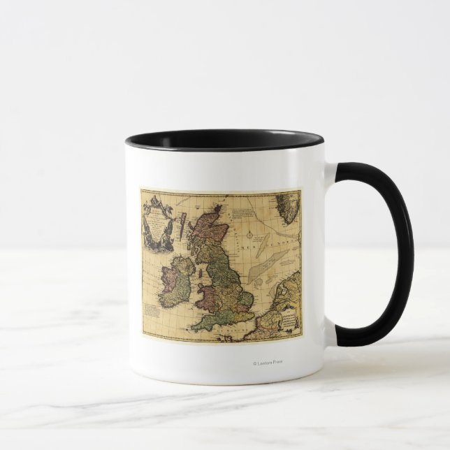GroßbritannienPanoramabalkarte Großbritannien Tasse (Rechts)