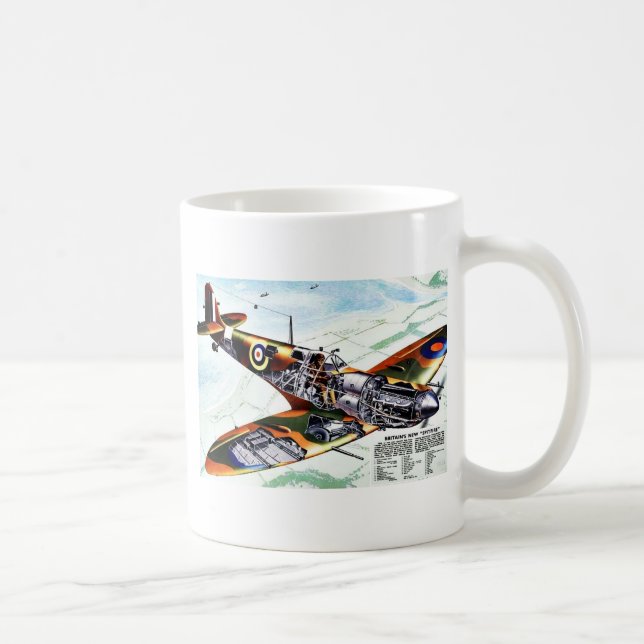 Großbritanniens neuer Spitfire Kaffeetasse (Rechts)