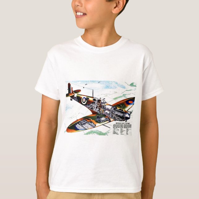 Großbritanniens neuer Spitfire T-Shirt (Vorderseite)