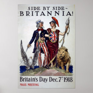 Großbritanniens Vintager Tag Poster
