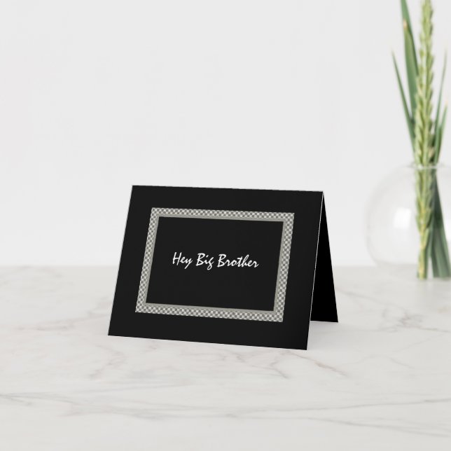 GROSSBRUDER - Sei mein Trauzeuge - Karton Einladung (Vorderseite)