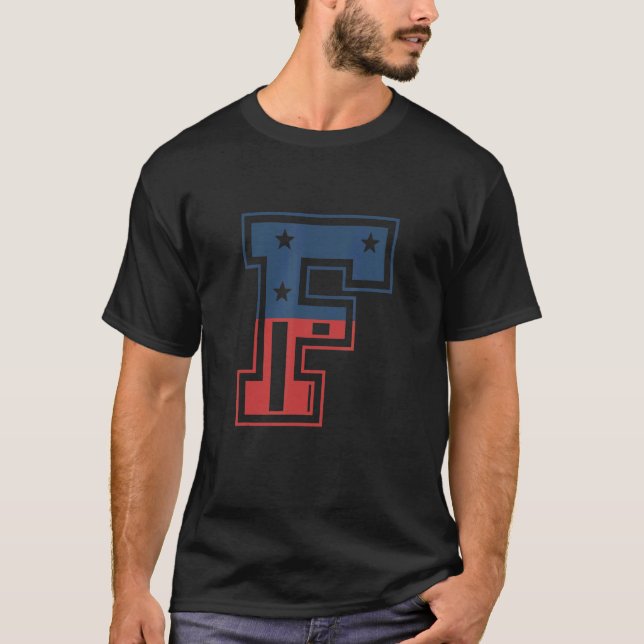Großbuchstabe F T-Shirt (Vorderseite)
