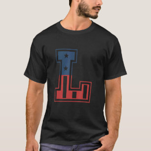 Großbuchstabe L T-Shirt