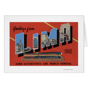 Großbuchstaben - Lima Lokomotiven sind Welt