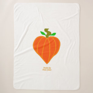 Großdecke Pumpkin Heart Large Sherpa Sherpadecke