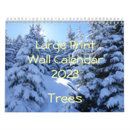 Großdruck-Wandkalender 2015 - Bäume Kalender