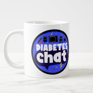 Große 20oz #diabteschat Space Tasse (mit Logo)