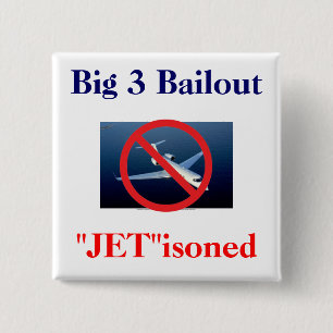 Große 3 - "Jet " isoned Button