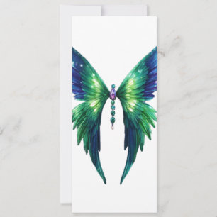 Größe: 4" x 9,25" Freude verbreiten, jubeln, fröhl Feiertagskarte