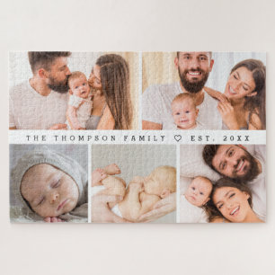 Große 5-Fotos-Galerie Familien-Collage individuell Puzzle