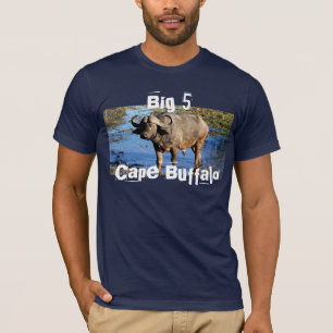Große 5 Safari-T - Shirts des Kap-Büffels