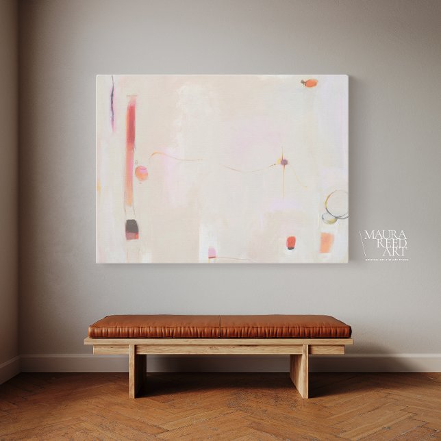 Große Abstrakte Malerei von Maura Reed Leinwanddruck (Von Creator hochgeladen)