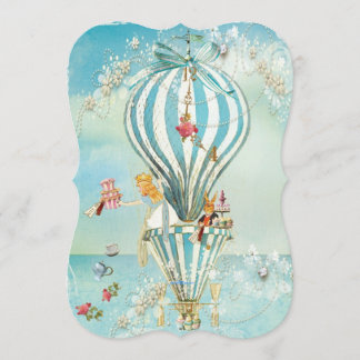 Große Alice im Wunderland DieCutParty Einladungen