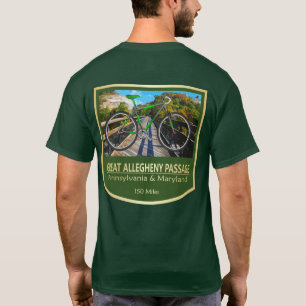 Große Allegheny Passage (Fahrrad2) T-Shirt