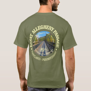 Große Allegheny Passage (Fahrrad c) T-Shirt