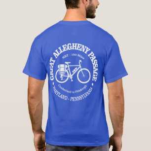 Große Allegheny Passage (Fahrrad) T-Shirt