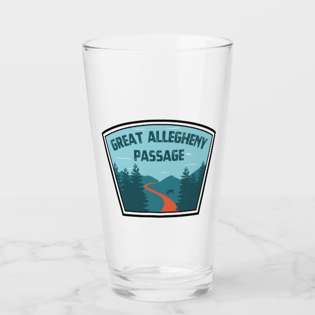 Große Allegheny-Passage Glas (Vorderseite)