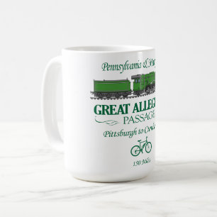 Große Allegheny Passage (RT2) Kaffeetasse
