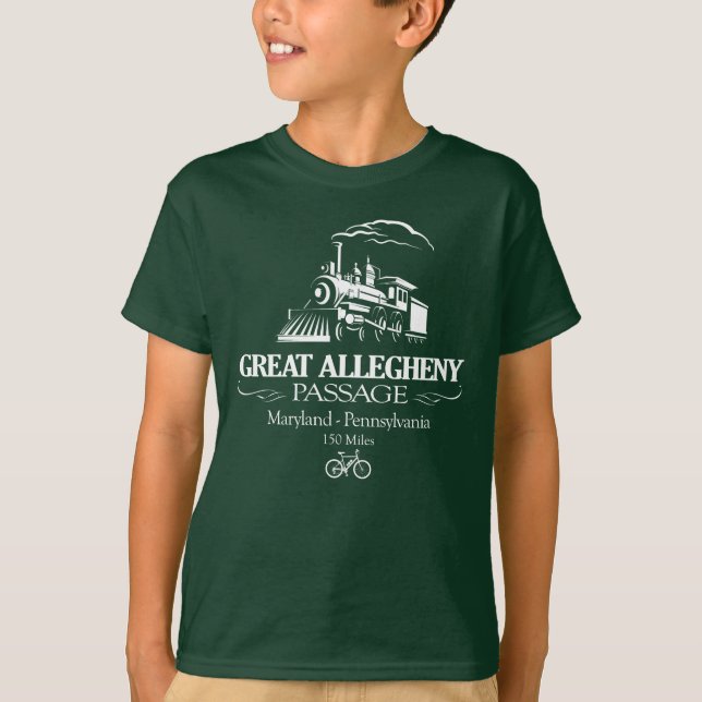 Große Allegheny Passage (RT) T-Shirt (Vorderseite)