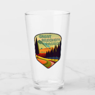 Große Allegheny-Passfarben Glas