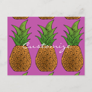 Große Ananas Thunder_Cove Postkarte