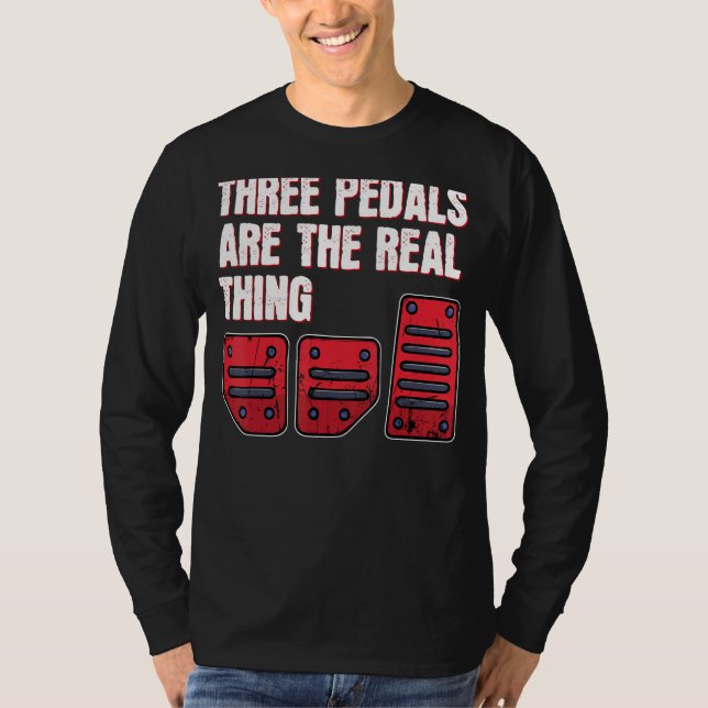 Große Anweisung Bremspedal für den Beschleuniger C T-Shirt (Vorderseite)