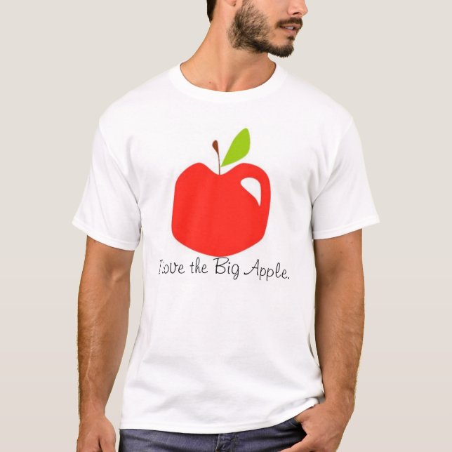 Große Apple T-Shirt (Vorderseite)
