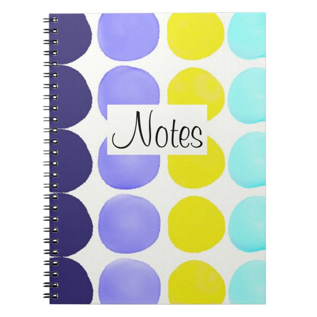 Große Aquarelltöne Notizblock (Vorderseite)