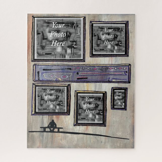 Große Arbeiten im Museum - Personalisiert Puzzle (Vertikal)