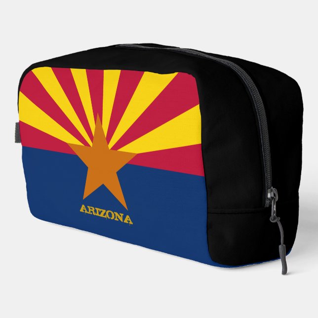Große Arizona-Tasche, Mode, Arizona-Flagge Waschbeutel (Rechte Ecke)