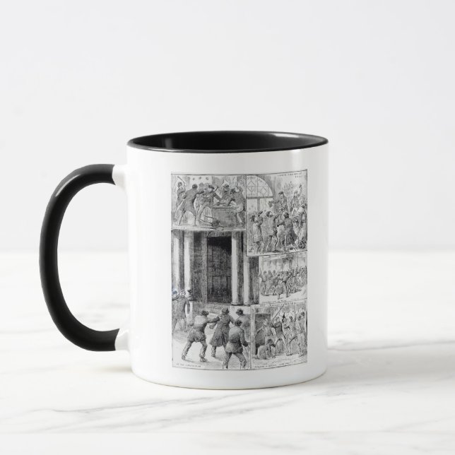Große Aufstände in London Tasse (Links)