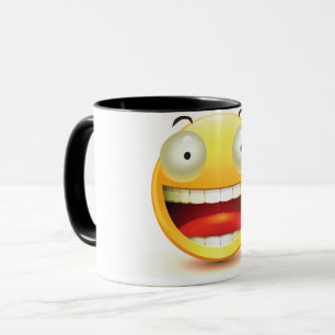 Große Augen-Gesichts-Tasse Tasse