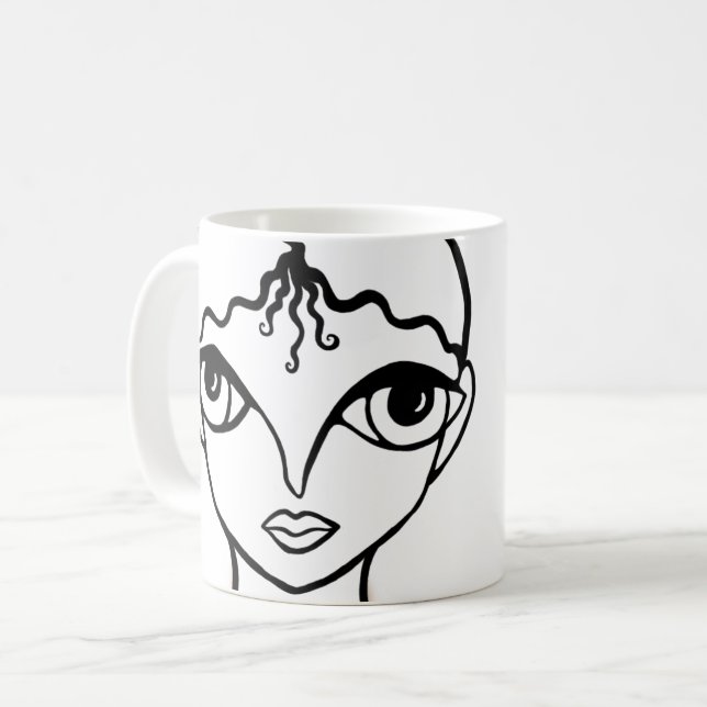 GROSSE AUGEN Tasse (Vorderseite Links)