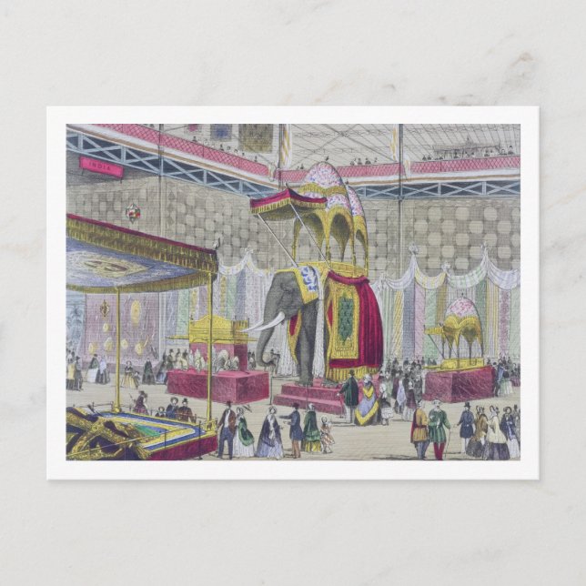 Große Ausstellung, 1851: Indische Abteilung von In Postkarte (Vorderseite)