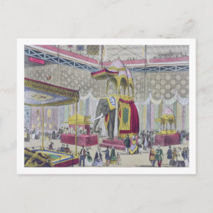 Große Ausstellung, 1851: Indische Abteilung von In Postkarte