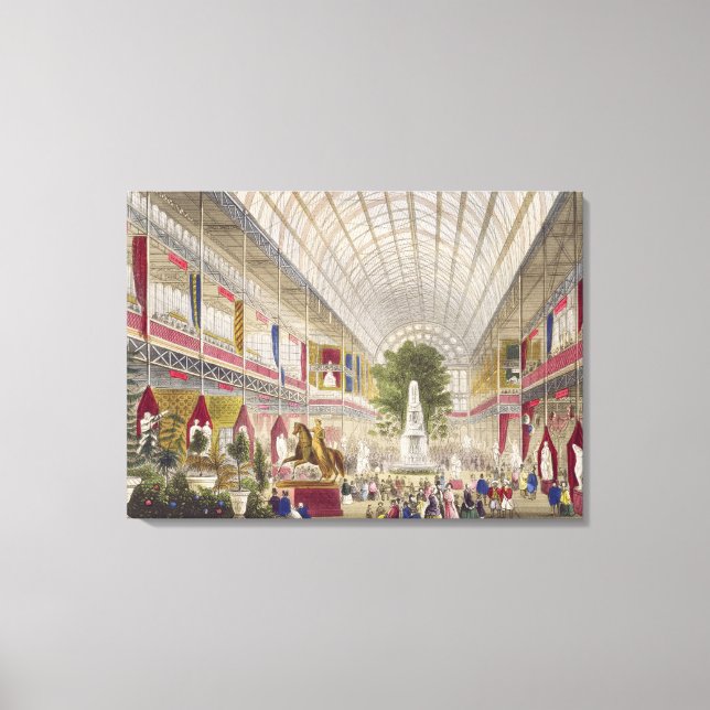 Große Ausstellung, 1851: Süd Transept, aus Inter Leinwanddruck (Vorderseite)