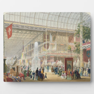 Große Ausstellung, 1851: Zentraler Transept des Cr Fotoplatte