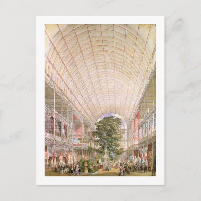 Große Ausstellung von 1851. Dekoration der Transe Postkarte (Vorderseite)