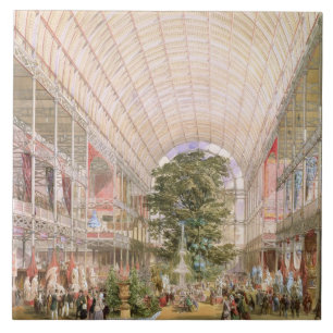 Große Ausstellung von 1851. Dekoration des transe Fliese