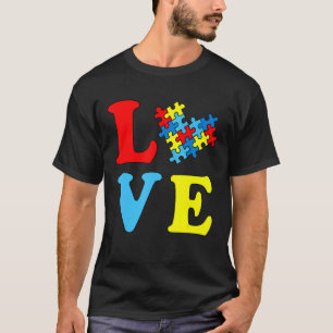 Große Autismus Bewusstseinsbildung Liebe Adorable  T-Shirt