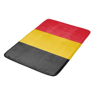 Große Badematte mit Flagge Belgiens