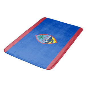 Große Badematte mit Flagge von Guam, USA