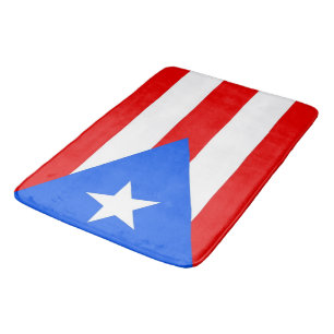 Große Badematte mit Flagge von Puerto Rico, USA