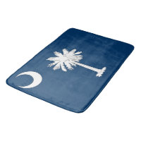 Große Badematte mit Flagge von South Carolina, USA