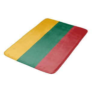 Große Badematte mit litauischer Flagge