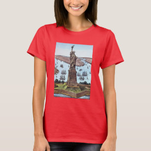 Große Bartholdi Statue T-Shirt