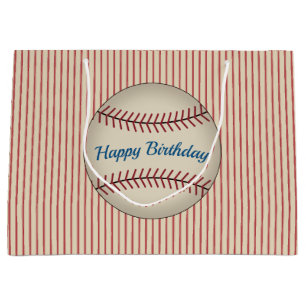 Große Baseball-Geburtstagsgeschenktasche Geschenktüte