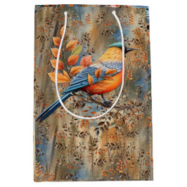 Große Bäume, Herbstblätter & Bluebirds. Mittlere Geschenktüte